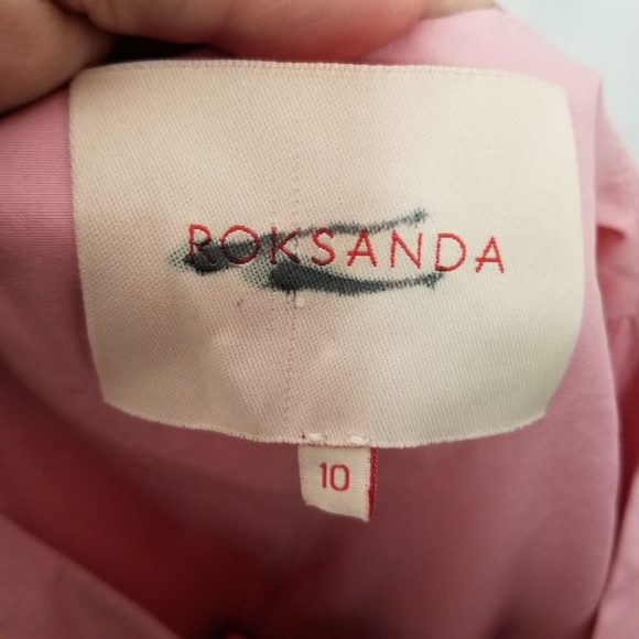 Roksanda gather cape poplin midi dress - Picture 13 of 14